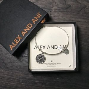 Alex and Ani B letter bracelet